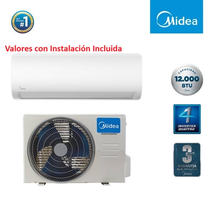 12000 BTU INVERTER, Instalación Incluida – Smartcoolspa