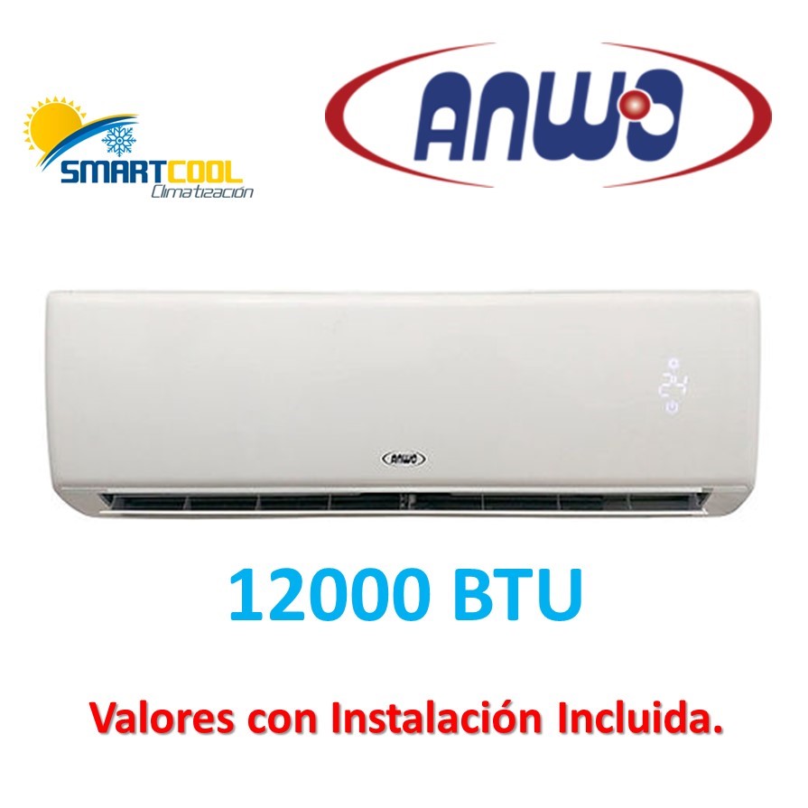 12000 Btu Inverter Anwo Instalación Incluida Smartcoolspa 4721